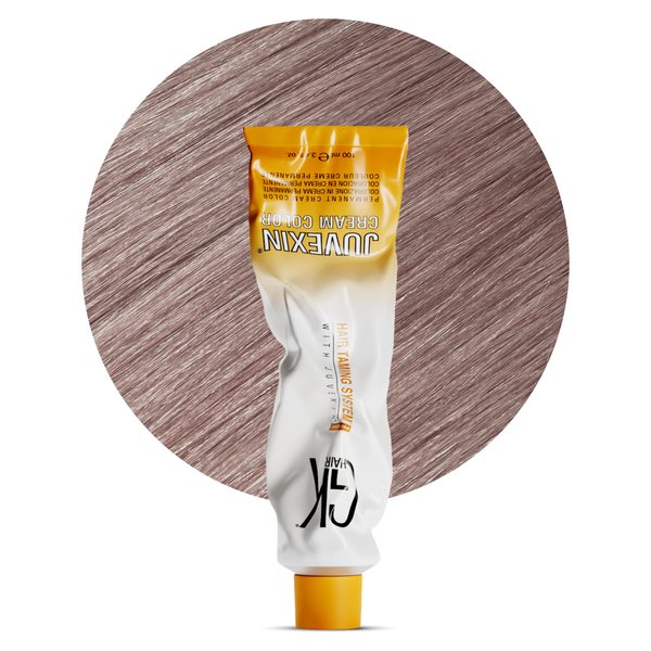 GK HAIR Global Keratin Pearl 8.12 Light Blonde Hair Color Cream Tube (3.4 Fl Oz/100ml) - Professional Semi Permanent Nourishing & Cleansing Long Lasting Toner Dye