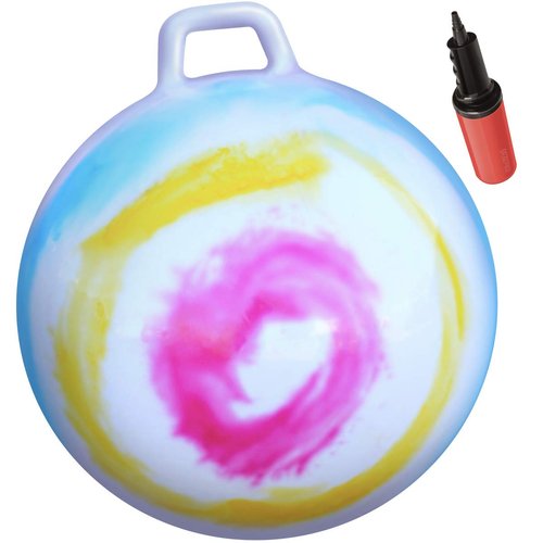 WALIKI Hopper Ball for Kids| Hippity Hop | Jumping Hopping Therapy Ball | Field Day | Rainbow (Ages: 16-101 (29"/75CM))