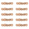 10 Pieces Metal Hair Clips with Blank Round Tray Base Fits 12mm Round Hair Clip Cabochon Settings Hair Barrettes with Blank Hairgrip Base Trays for DIY Hair Accessories Making, Rose-Gold