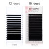 BEYELIAN Eyelash Extensions, Individual Lashes, 0.20mm C Curl 16mm Super Matte Classic Lash Extensions, Ellipse Flat Eyelash Extension, Light and Soft Natural Look for Professional Salon Use