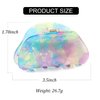 Jayongnee clip Hair Claw Clips for Women, Shell Hair Clips for Thin Hair, French Design Acrylic Hair Barrettes with Print Hair Accessories for Women Girls Strong Hold Jaw Clips