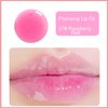 Hydrating Lip Glow Oil, Plumping Watery Lip Gloss, Refreshing Moisturizing Lip Oil Tinted Lip Balm, Lasting Nourishing Revitalizing Lip Tint Lip Care (07# Raspberry Red)