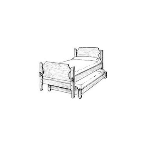 Woodcraft Project Paper Plan to Build Trundle Bed