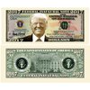 Donald Trump 2017 Federal Inaugural Presidential Dollar Bill Limited Edition with Bonus “Thanks a Million” Gift Card Set and Clear Protector