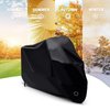 LIHAO Waterproof Motorcycle Cover Shelter Rain UV All Weather Protection