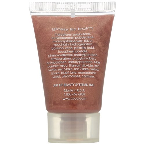 ZOYA Hot Lips Glossy Lip Gloss, Charmed