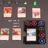 Aizesuro Translucent Acrylic Commander EDH Command Zone Tray Panel with Life, Damage, Cast Dial Counter Compatible with Magic The Gathering Deck, MTG Life Counter Accessories