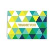 Edgy Thank You Cards / 36 Gratitude Note Cards With White Envelopes / 6 Geometric Patterned Gold Foil Designs / 3 1/2'' x 4 7/8'' Appreciation Card Set/Made In The USA