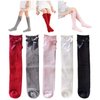 Toptim Little Girl's Knee High Socks Over Calf Kids Overknee Stockings Bow Style 3-12T(Bow2-5Piars)