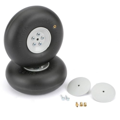 Du-Bro 400RV 4" Diameter Big Wheel (2-Pack)