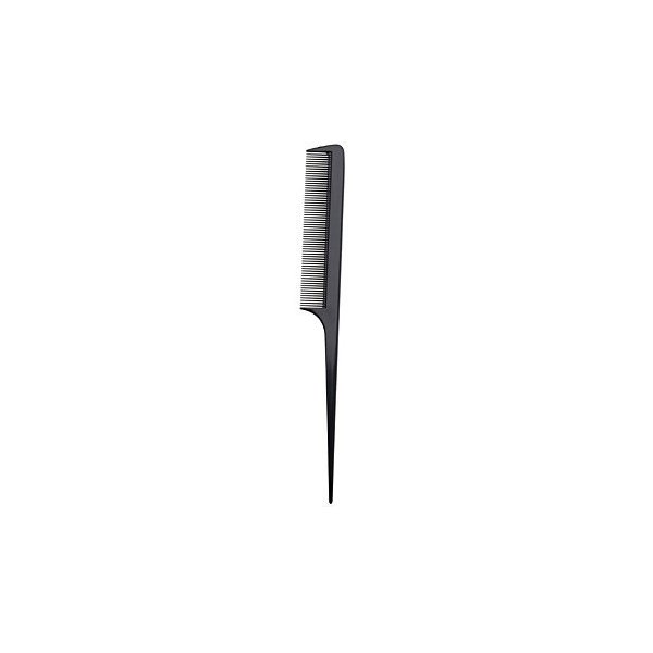 Marianna 8" Rat Tail Comb #50 Pro 12 Pack Black