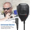BAOFENG UV-5R Accessories Mic for Ham Radio Shoulder Speaker Mic BF-F8HP UV5R 5RM UV-21R UV-5G Plus GM-5RH K5PLUS AR-152 UV-17R BF-888S GM-15PRO UV-S9 Plus Police Walkie Talkie Mic,2Pack