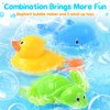 4 in 1 Bubble Bath Toys for Kids Ages 1-3 - Elephant Bathtub Bubble Machine with 3 Pack Swimming Bath Toys for Toddlers 3+ Baby Bath Toys for Kids Ages 4-8 Floating Wind Up Toys for 3+