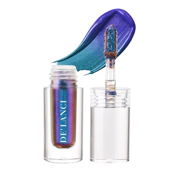 Liquid MultiChrome Eyeshadow, Intense Color Shifting, Long Lasting High Pigmented With No Creasing, Monochrome Colorful Glow Liquid Eye shadow, Quickly Drying, Sparkle Shiny Eye Makeup for Beginners #5…