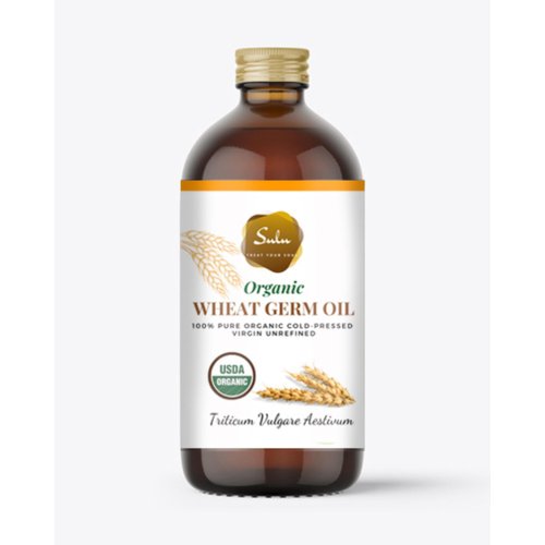 SULU ORGANICS USDA Certified Organic Unrefined Extra Virgin Wheat Germ Oil (4 oz)