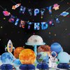 12PCS Solar System Table Centerpiece Decorations, Space Themed Honeycomb Party Decorations, Outer Space Party Table Topper Decorations for Kids Birthday Party Decorations Baby Shower Supplies