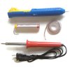 40W Professional Soldering Iron Kit (Soldering Iron 40W + 7' (7 Feet) Soldering Wire 60/40 rosin core + 5' (5 Feet) Solder wick 0.1" thickness + Desoldering Pump)