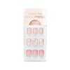 Dashing Diva Magic Press Nails - Pink Passion | Short, Square Shaped Press On Nails | Long Lasting Stick On Gel Nails | Lasts Up to 7 Days | Contains 30 Stick On Nails, 1 Prep Pad, 1 File