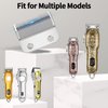 Roziapro Replacement Blade for Hair Clipper Detachable Trimmer Blades Wide Senior Clipper Blades Adjustable Hair Fade Blades 2-Hole Profession Barber Clippers Replacement Blade Set