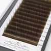 Scala Thickness 0.10mm C Curl Light Brown/Dark Brown/Black-Brown False lashes Individual Eyelash Extension Natural False Eyelashes (10mm, Dark Brown)