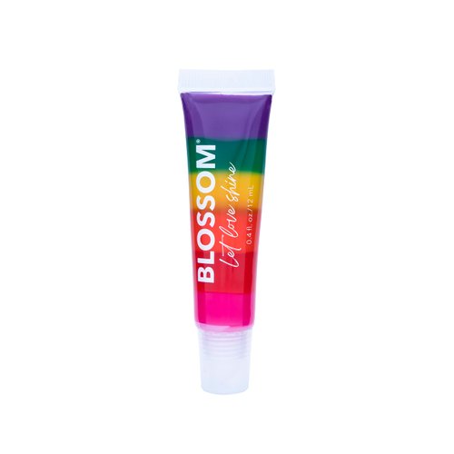 Blossom Moisturizing Tinted Lip Gloss Tubes, Strawberry Scented, Infused with Real Flowers, 0.4 f...