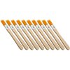 LBY 10pcs Household Cleaning Dusting Brush,135mm(5.31'') Paint Brush Small Size Keyboard Brush Computer Notebook Dusting Brush, Yellow Natural Bristles, Wooden Handle
