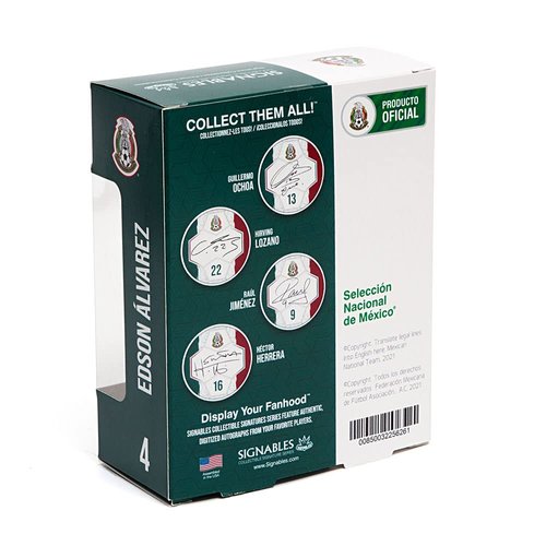 Signables Premium - Mexico Alison Edson Alvarez - Digitally Autographed Sports Memorabilia - Small Signed Sports Collectible Figurines - Unique Football Figures