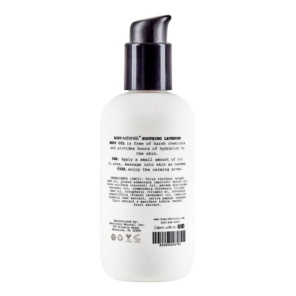 Absolutely Natural Zoey Naturals - Soothing Lavender Body Oil for Kids and Babies, Calming, Moisturizing, Hydrating, Made in USA