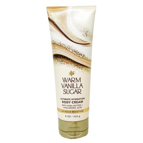 Bath & Body Works Warm Vanilla Sugar - Duo Gift Set - Body Cream and Shower Gel With a Yamma Jamma Bar Soap.