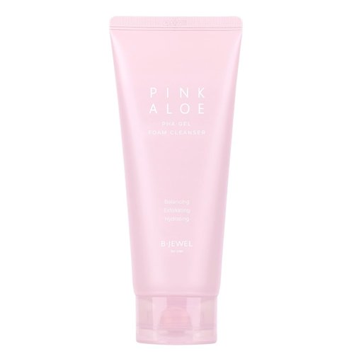 BJEWEL Pink Aloe PHA Gel Foam Cleanser