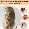 French U-Shaped Hairpins for Women - 6 Pcs Durable Tortoiseshell and Gradient Hair Clips Hair Accessories for Buns, Twists, and Everyday Styling