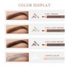 LSxia Waterproof Eye-Brow Pen-cil Set, Pull Cord Peel-off Eyebrow Pencil Microblading Eyebrow Pen Supplies Kit, White Eye-Liner Pencil and Eyebrow Tool Tattoo Makeup (6+1 Brown+Dark Brown+Light Brown)