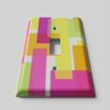 SnazzySwitch Cool Squares Decorative Light Switch Cover - Single Toggle Wall Plate