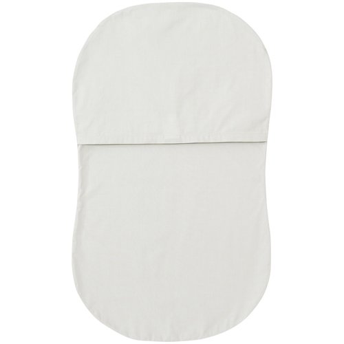 Halo Bassinest Fitted Sheet, 100% Cotton, Super Soft Bassinet Sheet for Baby Boys, Girls and Unisex, Breathable and Lightweight Mattress Pad Cover, Grey