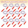 ArtCreativity 84 Inch Nylon Ropes for Kids - Pack of 12 - Durable Jump Ropes with Plastic Handles - Healthy Indoor and Outdoor Skipping Activity, Party Favors, Gifts for Boys and Girls