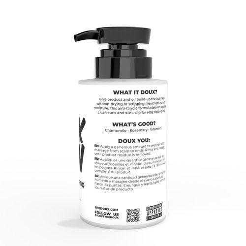 The Doux BREAKDOWN Clarifying Shampoo - Effective Clarifying Shampoo for Build Up with Vitamin E and Rosemary