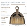 Mini Broom and Small Dustpan Brush - Mini Broom and Dustpan, Small Broom and Dustpan Set, Mini Dustpan and Brush Set, Small Dust pan and Brush Set, Hand Broom and Dustpan Set for Home/Camping/Pets.