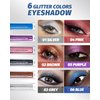 Liquid Glitter Metallic Eyeshadow, 3Pcs Waterproof Purple Blue Pink Shimmer Eyeshadow, High Pigmented, Quick-Drying, Long Lasting, Sparkling Eye Shadow Party Festival Halloween Makeup for Women-B