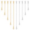Chain Extenders for Necklaces, Anezus 10pcs Jewelry Extenders for Necklaces, Stainless Steel Chain Extenders for Necklace, Bracelet and Anklet (Assorted Sizes)