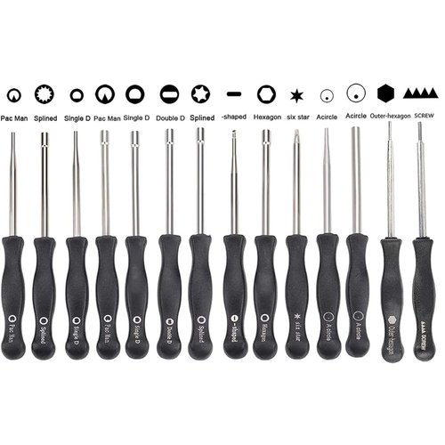Hippotech Pack of 14 Carburetor Adjustment Tool with Screw Outer-hexagon Scredrivers for 2-Cycle Small Engine for Poulan for Husqvarna for STIHL for Echo Trimmer Chainsaw