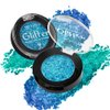 Metallic Duo-chrome Eyeshadow Makeup,High Pigment Blue Purpul Green Multichrome Eyes Shadows Shimmery,LongWear Gorgeous Color,Bright and Vibrant Glitter Eye Shadow,No Creasing,Talc Free