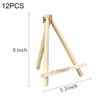 9 Inches Wood Tabletop Easels for Painting Canvas,Set of 12 Small Easel for Painting Art Craft Painting Easel Stand for Artist Adults Students Classroom (9 Inches 12Pcs)