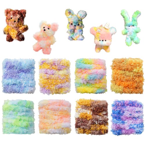 8 Pcs 39 Inch Extra Thick Pipe Cleaners Craft Gradient Colors Chenille Stems Arts and Crafts Supplies Pipe Cleaners for DIY Art Creative Crafts Decorations