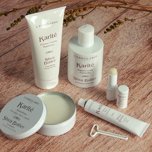 L’Erbolario Shea Butter Nourishing Bath Cream - Nourishing Body Wash - With Fair Trade Shea Butter - Paraben and Sulfate Free Shower Gel - 10.1 oz