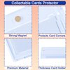 QTYORD 5 Pack 130PT Magnetic Card Holder for Trading Cards, One-Touch Card Case Holder for Baseball Football Sports MTG TCG Collectable Cards (5, 130PT)