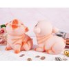 H&W Cute Pig Coin Money Bank, Shatterproof Piggy Bank, Creative Money Bank, Can Store 1000 Coins, Best Bitrthday Gift, Squint Piggy (WK7-D2)