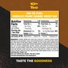 10th Tee Plus+ Chocolate Peanut Caramel Bar made with Natural Ingredients, 1.76-Ounce Bars (12 count) Golf Energy Bar Easily Digestible Chocolate Healthy office Snack best Bars