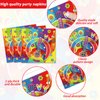 96 PCS 60’s Party Hippie Tableware Set Groovy Hippie Plates Napkins 60s Hippie Themed Party Decorations Peace Love Tie Dye Style Disposable Paper Tableware Birthday Party Suplies Favor For 24 Guests