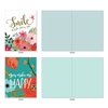 The Best Card Company - 20 All Occasion Note Cards (4 x 5.12 Inch) - Blank Boxed Set (10 Designs, 2 Each) - Optimisms AM6631OCB-B2x10
