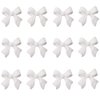 KDDOM 12 Pcs 3D Nail Decoration Resin Bow Nail Rhinestones Bowknot for DIY Nail Art Accessories